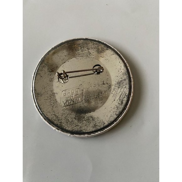 Vintage Love Life Respect for Disabled Persons Black White Pinback Button - Picture 3 of 3